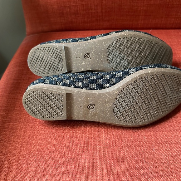 Rothy's Women’s The Max Square Mary Jane Black Brown Slip on Ballet Flats Shoes - Picture 3 of 4